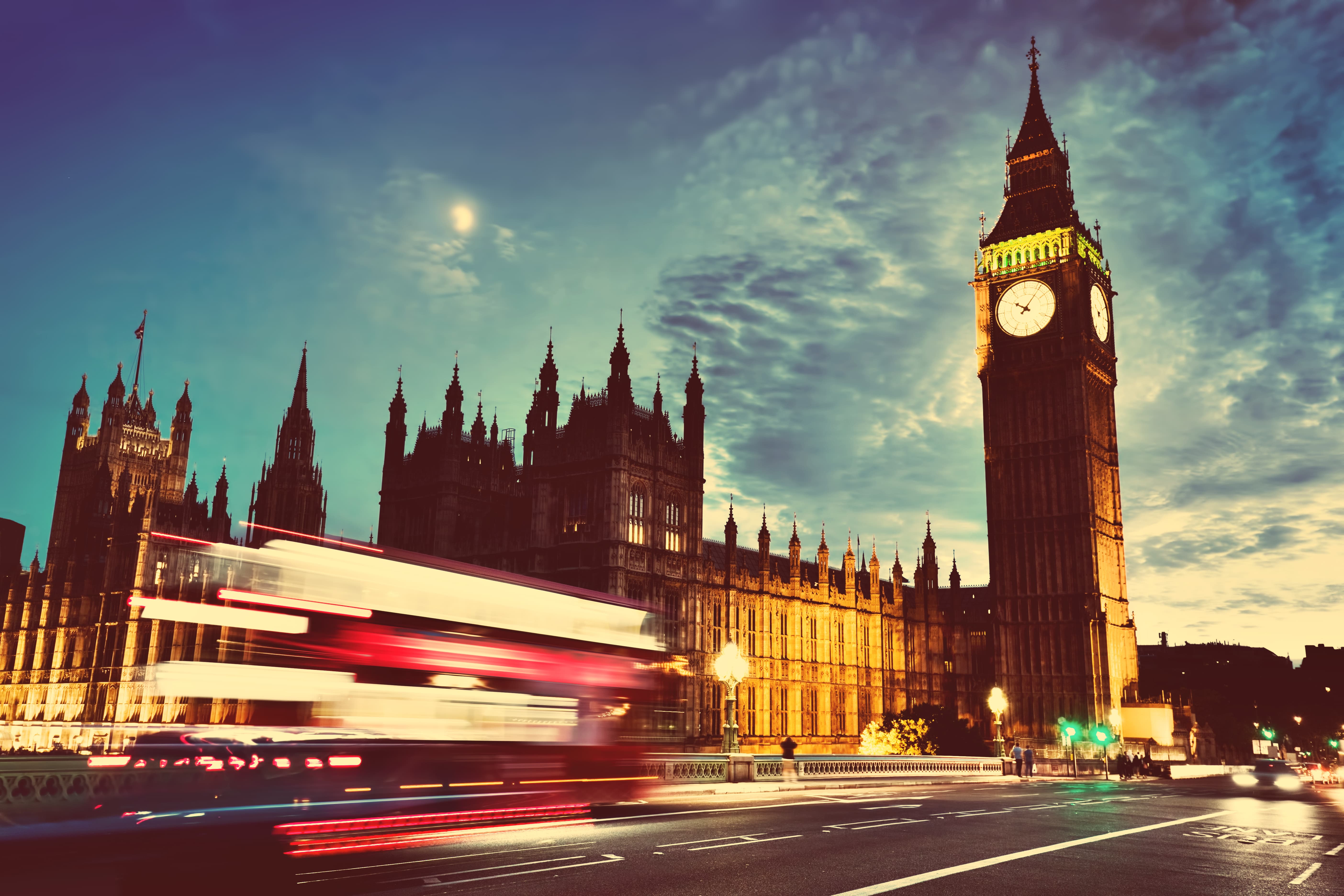 London City Infront of Big Ben